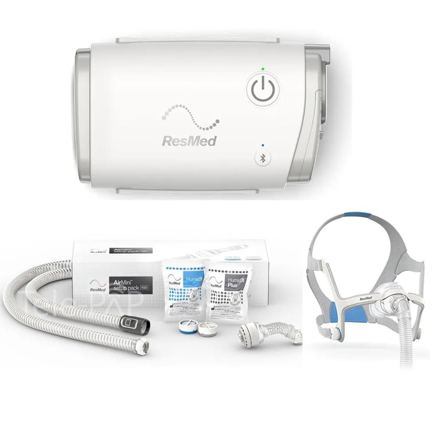 ResMed AirMini AutoSet with AirFit N20 Nasal Mask