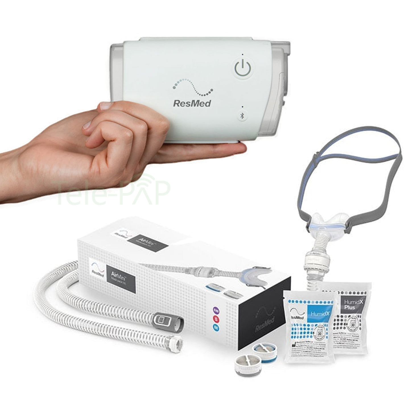 ResMed AirMini AutoSet Bundle with AirFit N30 Cradle Mask