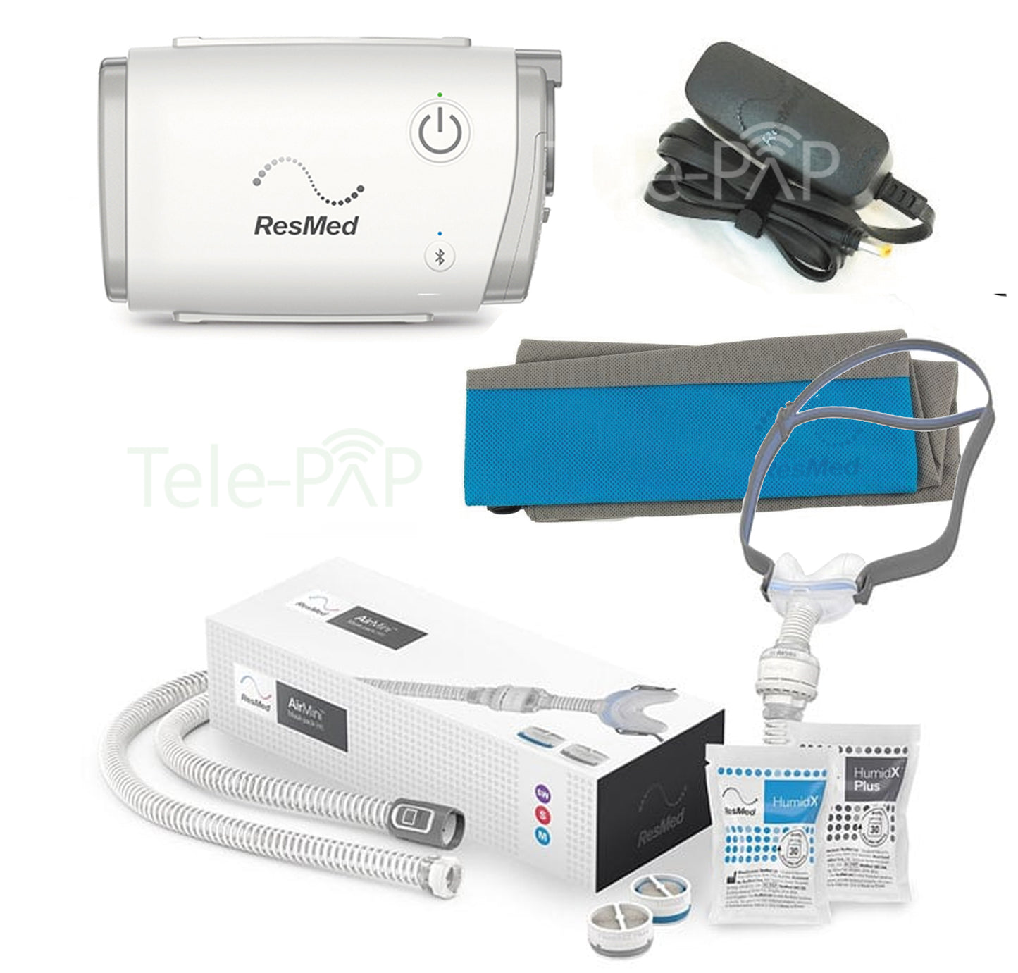 ResMed AirMini AutoSet Bundle with AirFit N30 Cradle Mask