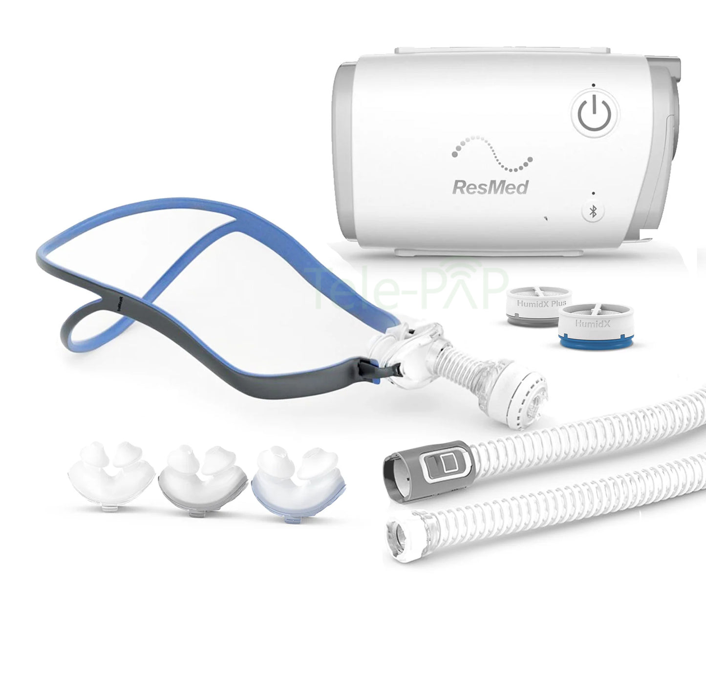 ResMed AirMini AutoSet with AirFit P10 Nasal Pillow Mask
