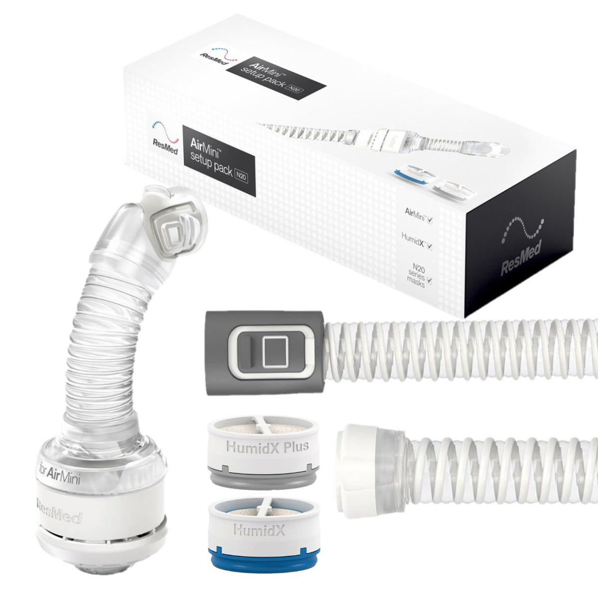 ResMed AirMini Setup Pack for AirFit N20 Nasal Mask