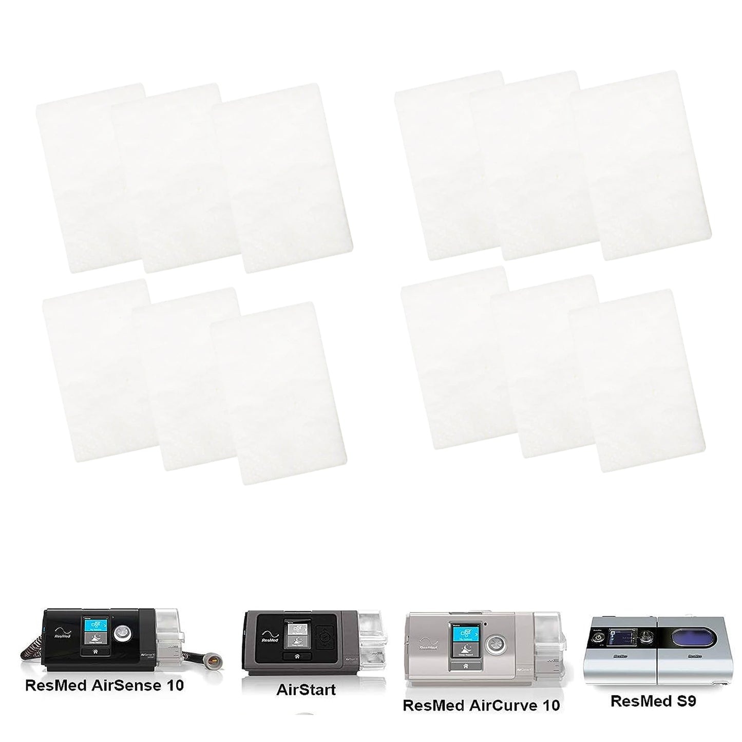 ResMed Hypoallergenic Filters (12pc)