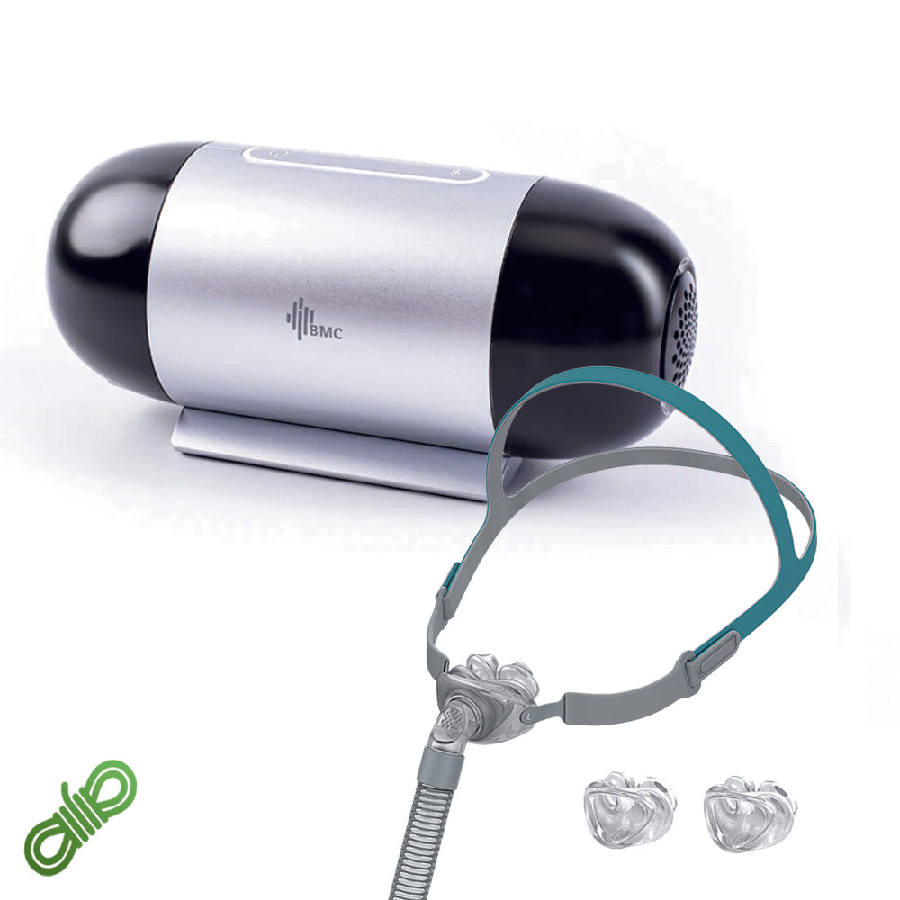 BMC M1 Mini AutoCPAP with P2 Nasal Pillow Mask